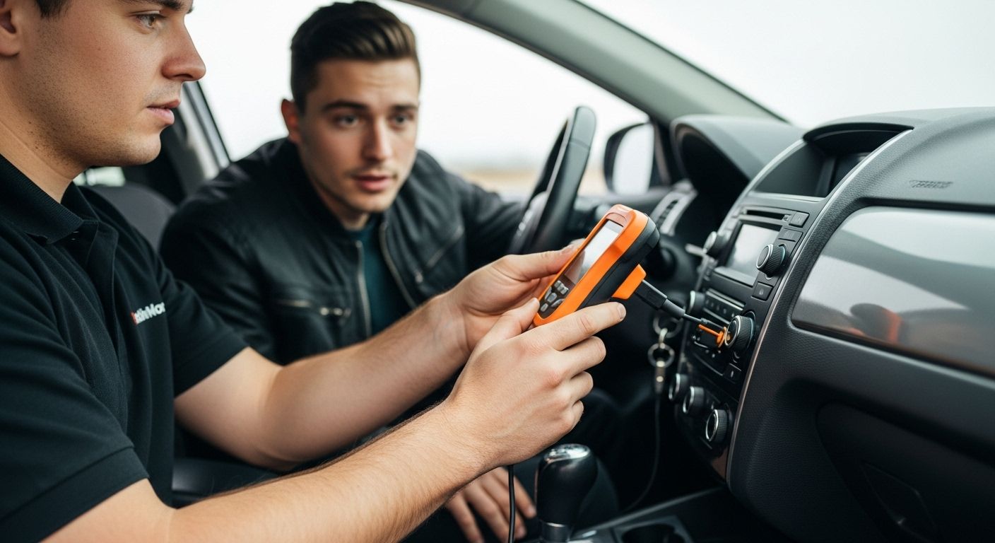 OBD II scanner användning