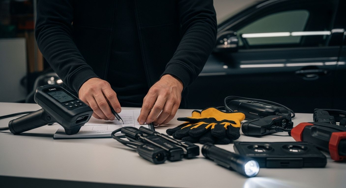 avläsa motorkoder själv förberedelse