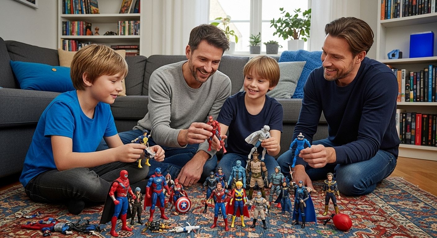 action figures family collection