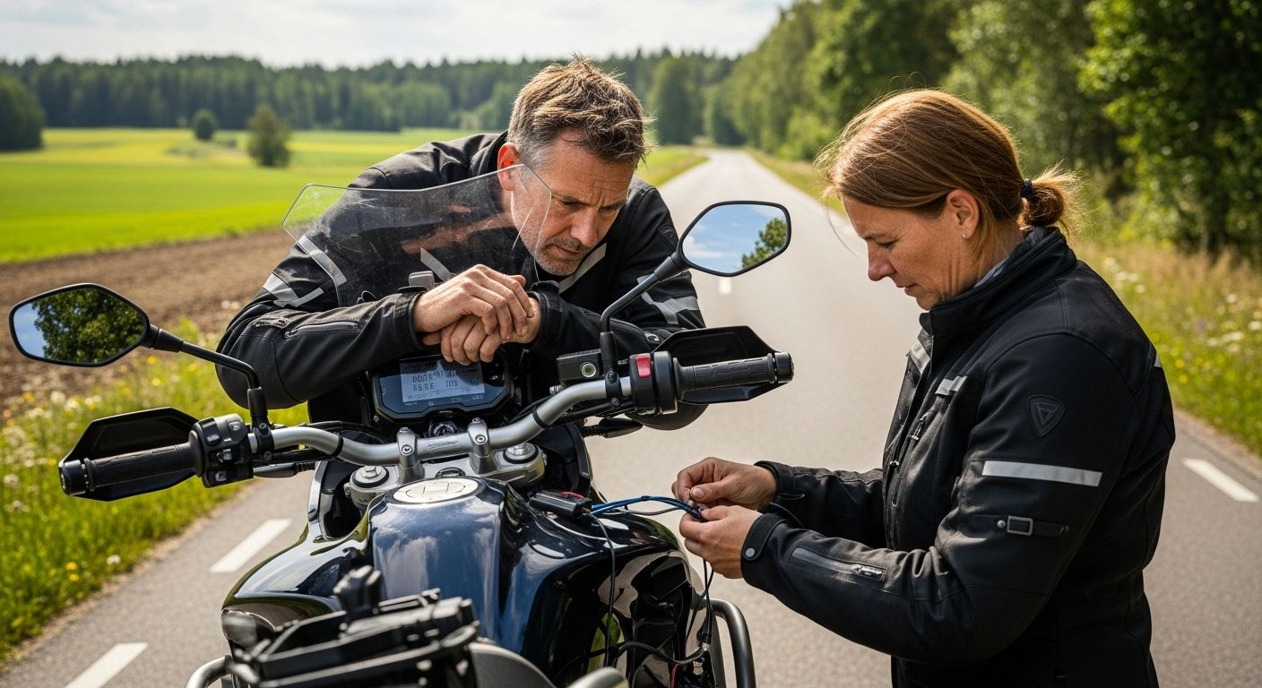 motorcykel felsökning verklighet