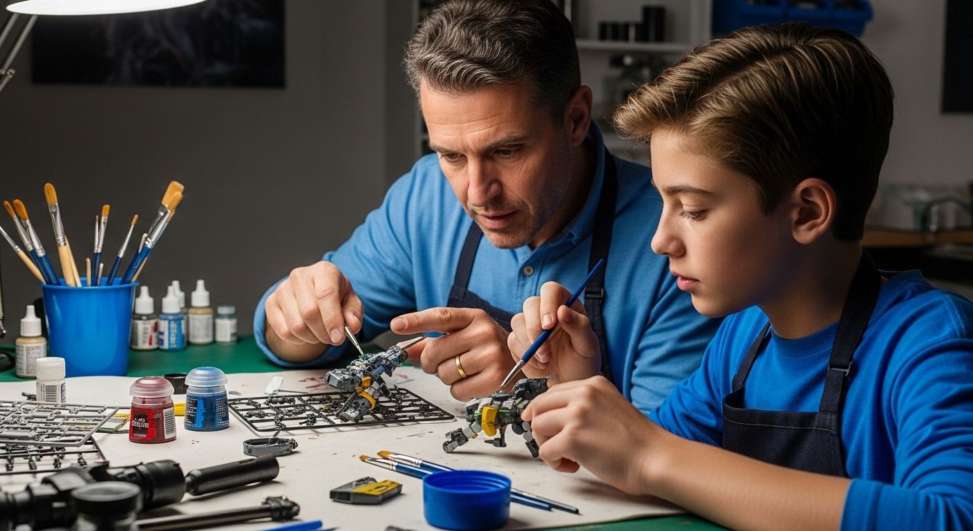 hobby model customization teamwork