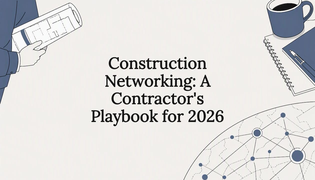 Construction Networking: A Contractor's Playbook for 2026