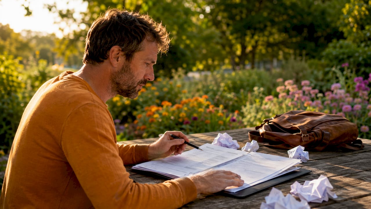 Hands reviewing UK film funding documents