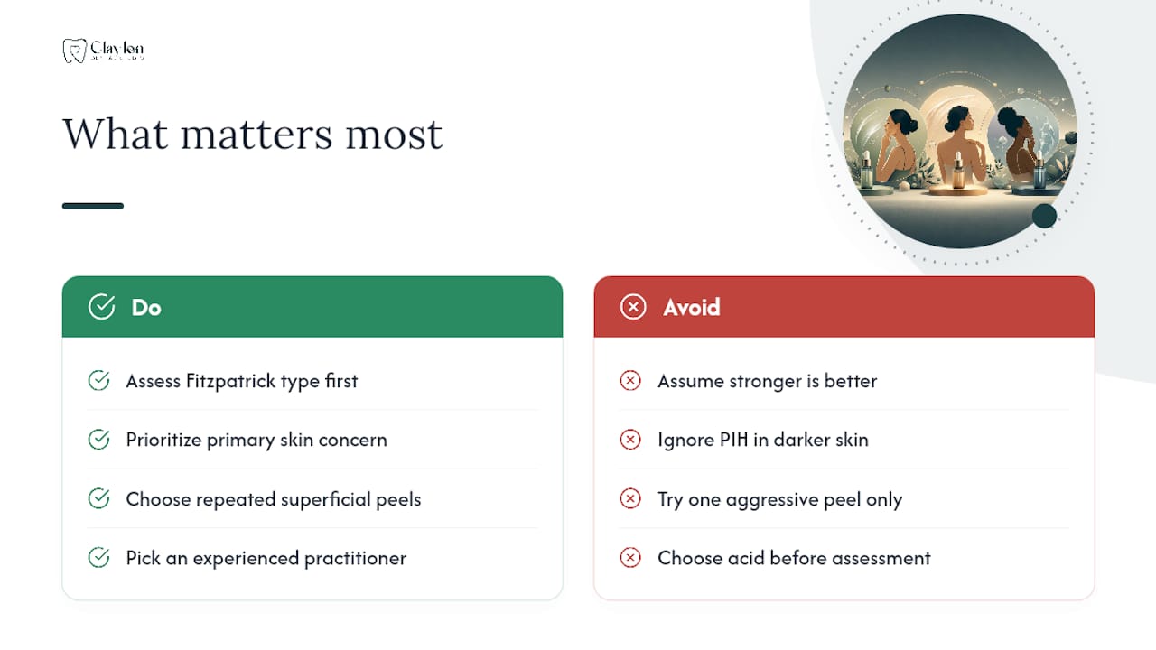What Actually Matters When Picking a Peel — overview diagram