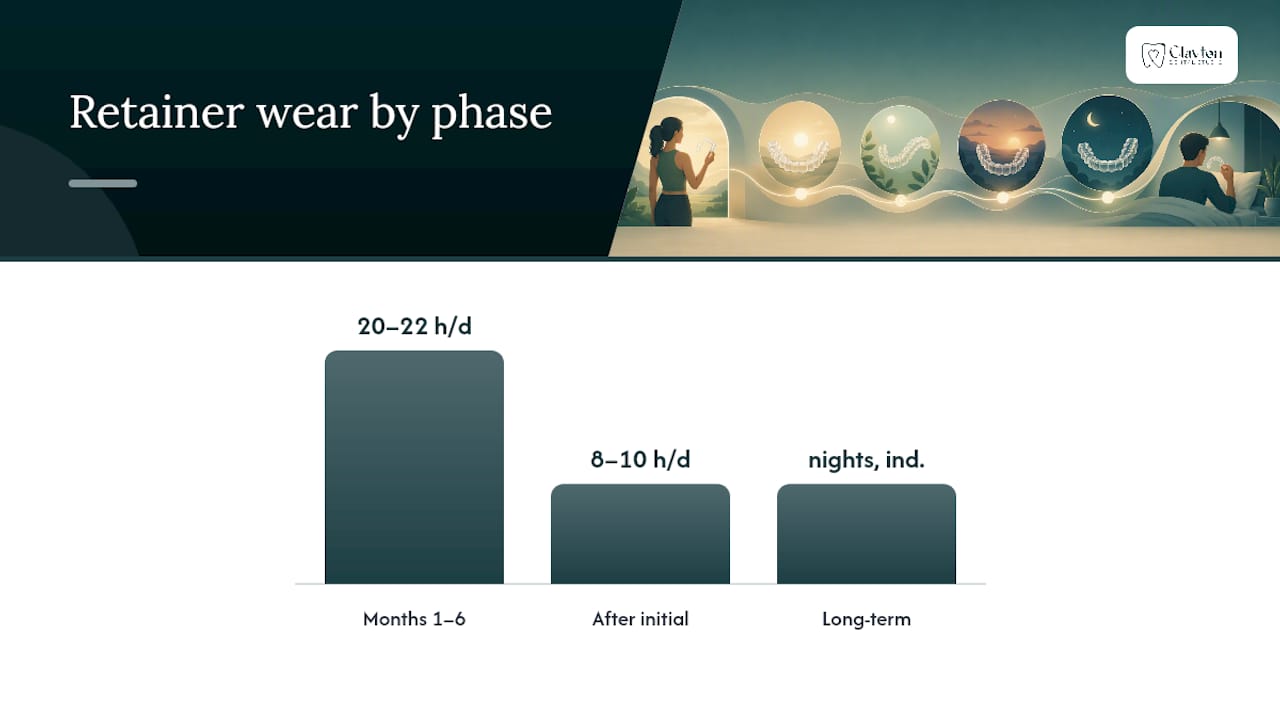 How Long Do You Need to Wear a Retainer After Aligners? — overview diagram