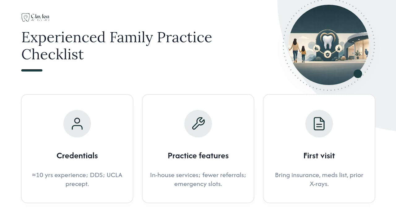 What Sets an Experienced Family Practice Apart? — overview diagram