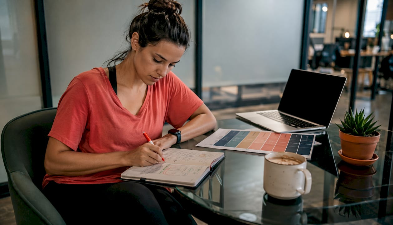 Studio owner reviewing software alternatives