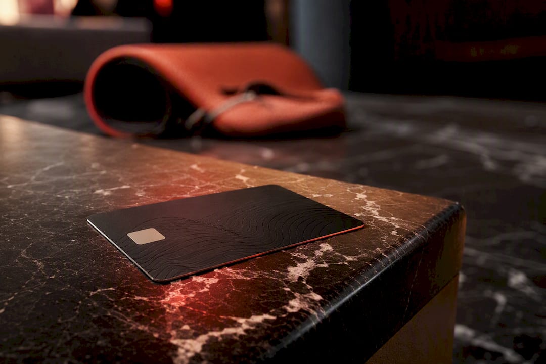 Branded gym membership card with loyalty program name