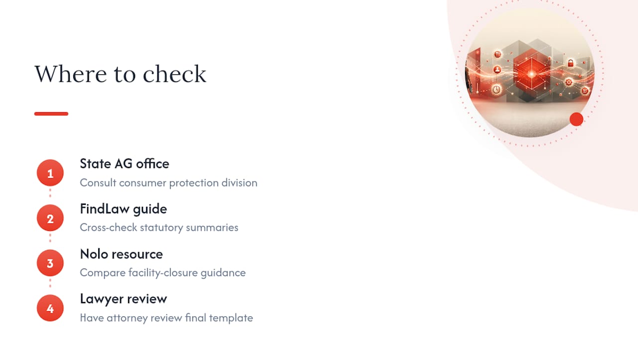 Where to check state-specific rules — overview diagram