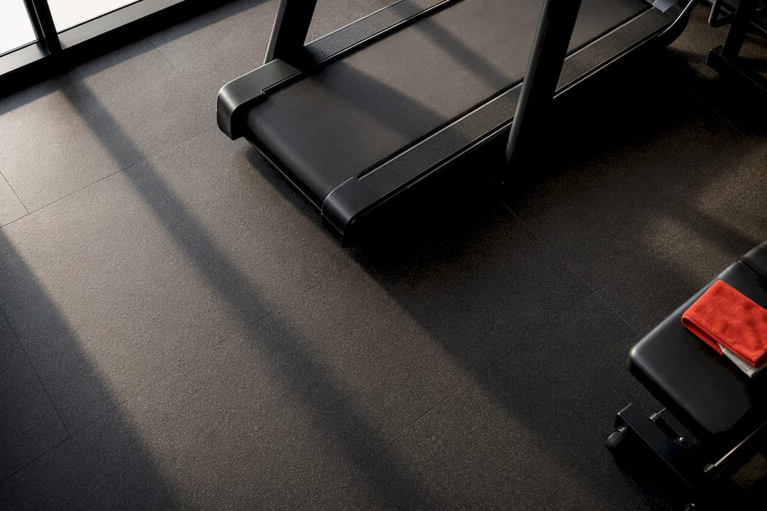 Treadmill with clear accessible approach