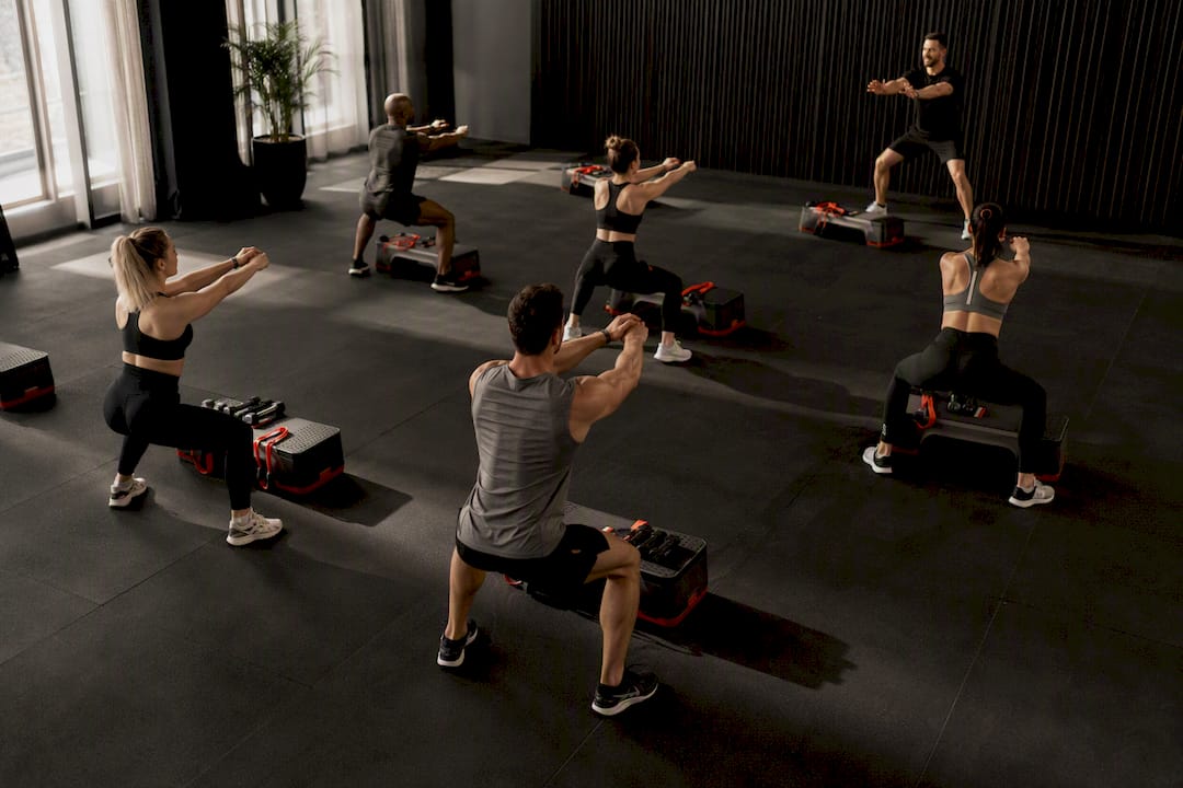 Half-filled gym class showing unused capacity