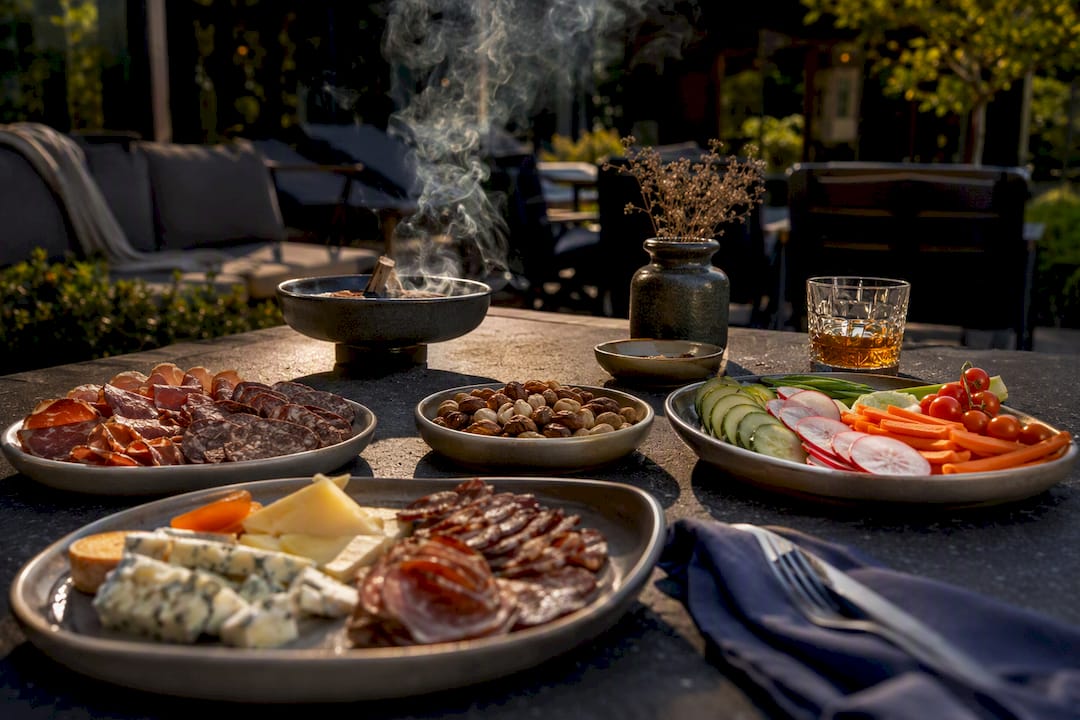 Selection of foods for cold smoking
