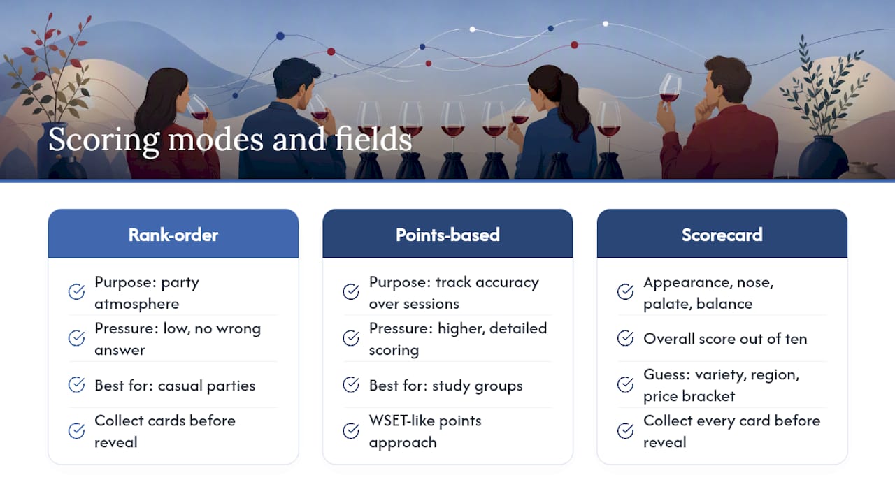Comparison of two wine scoring methods