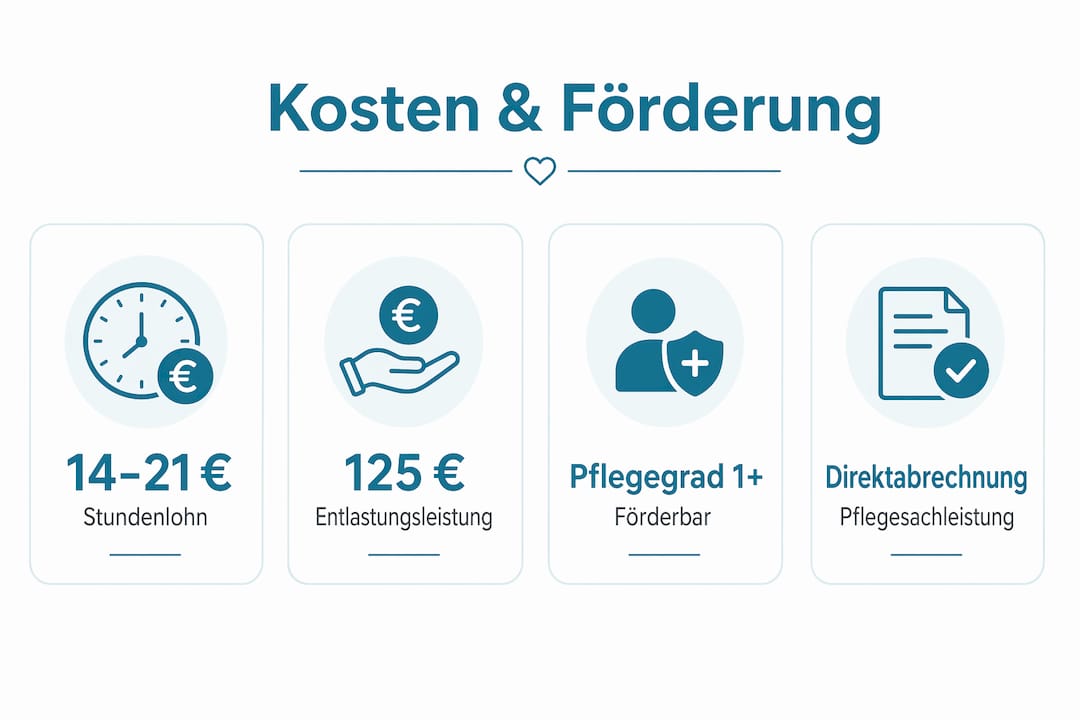 Überblick: Was kostet Alltagshilfe und wie lässt sie sich finanzieren?