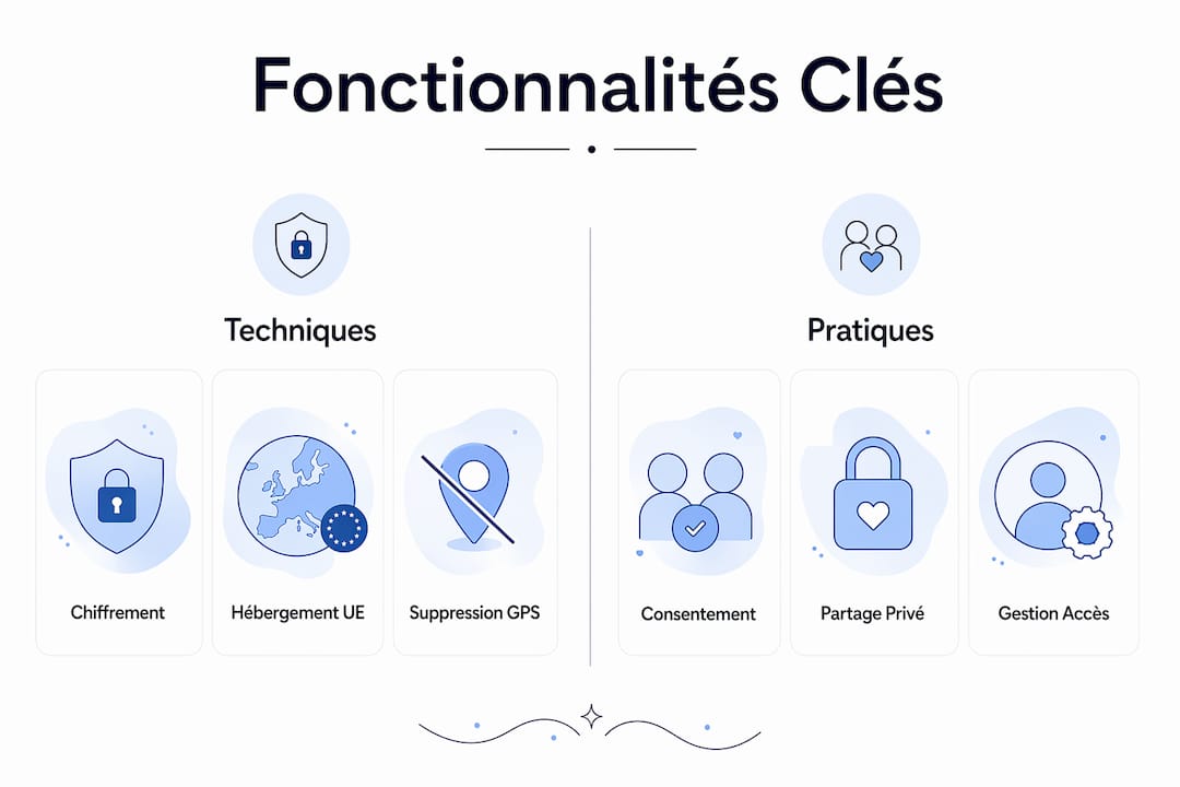 Découvrez une infographie mettant en parallèle les fonctionnalités, aussi bien sur le plan technique que pratique.