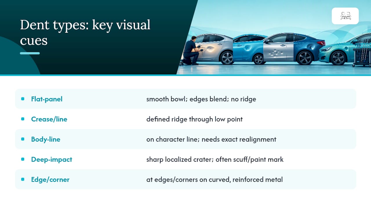 What Do Different Dent Types Look Like Side by Side? — overview diagram