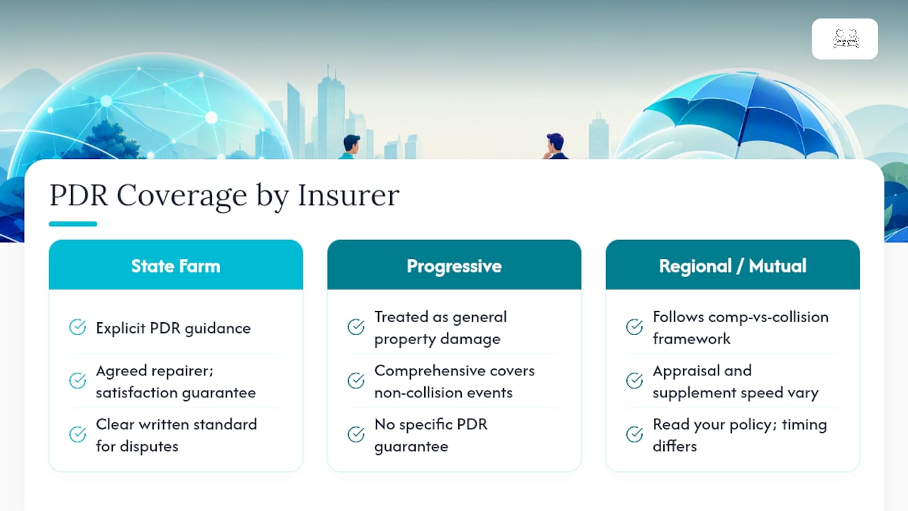 How Does PDR Coverage Compare Across Major Insurers? — overview diagram