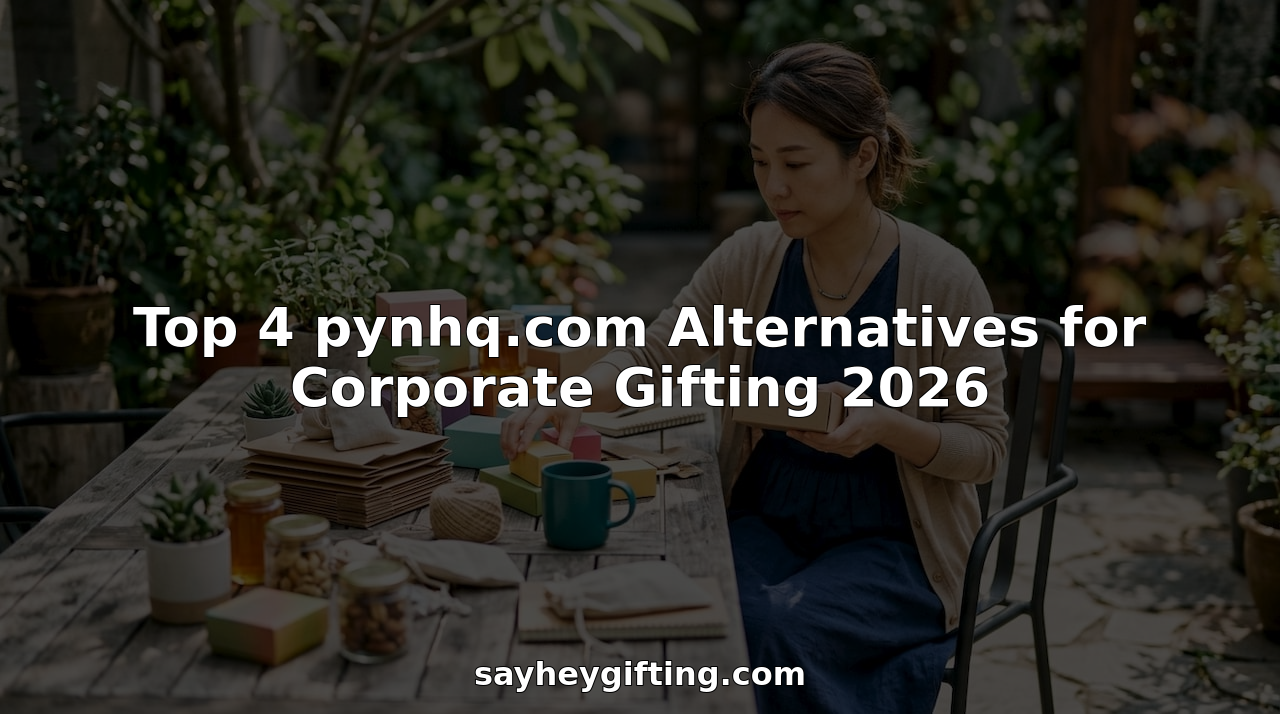 Woman reviewing corporate gifting alternatives in office
