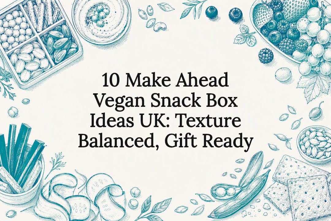 Vegan snack box title card