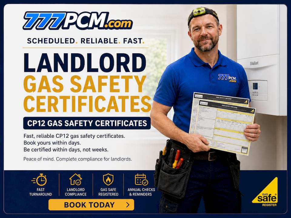CP12 landlord gas safety certificate