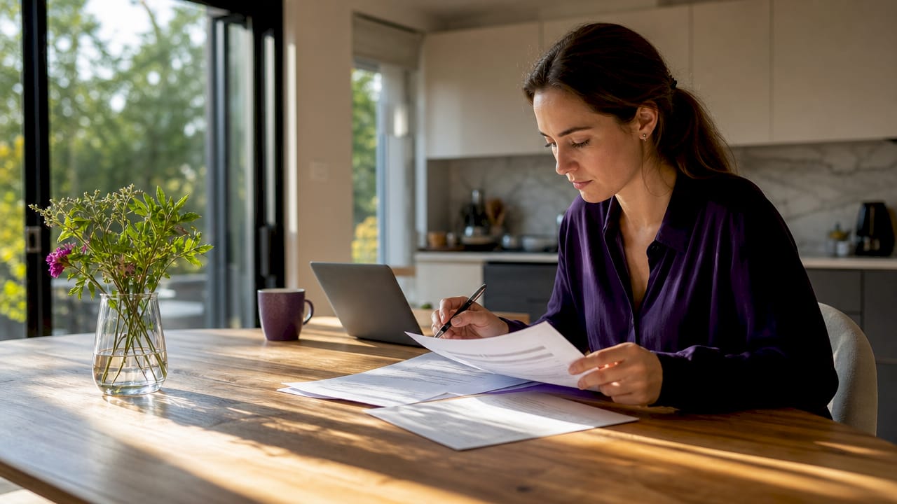 Compliance officer reviewing ISO 27001 documents