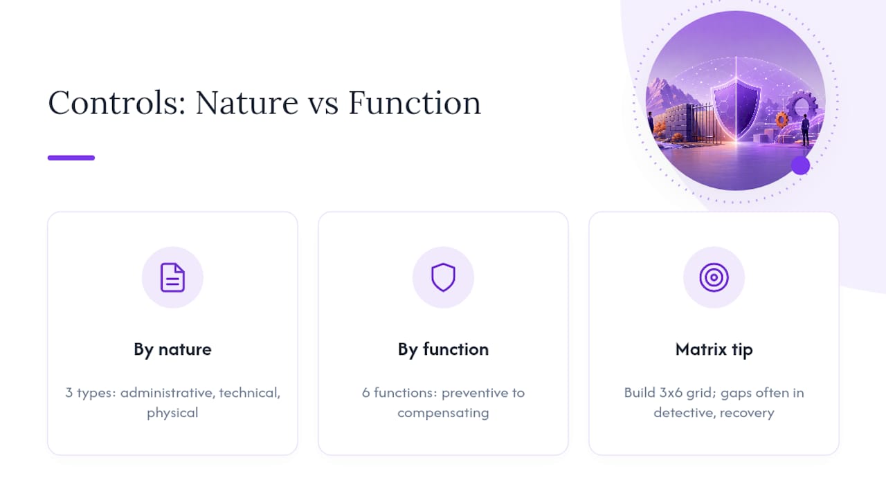 How to Think About Controls: Nature vs. Function — overview diagram