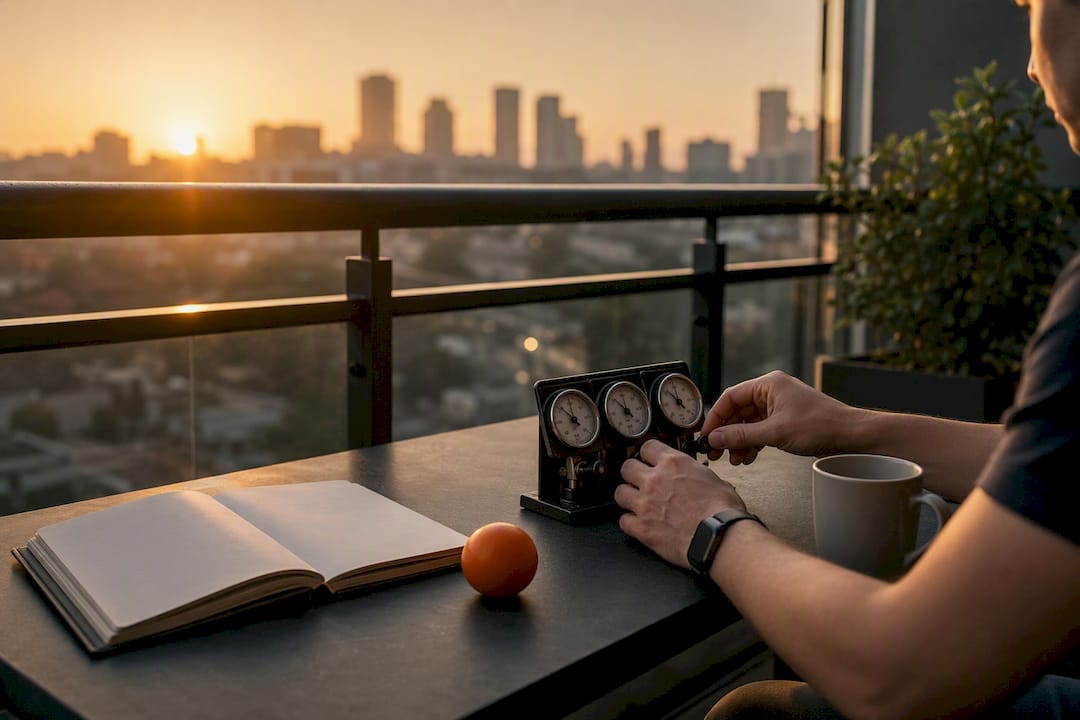Hands adjusting mechanical timers for ongoing vendor monitoring