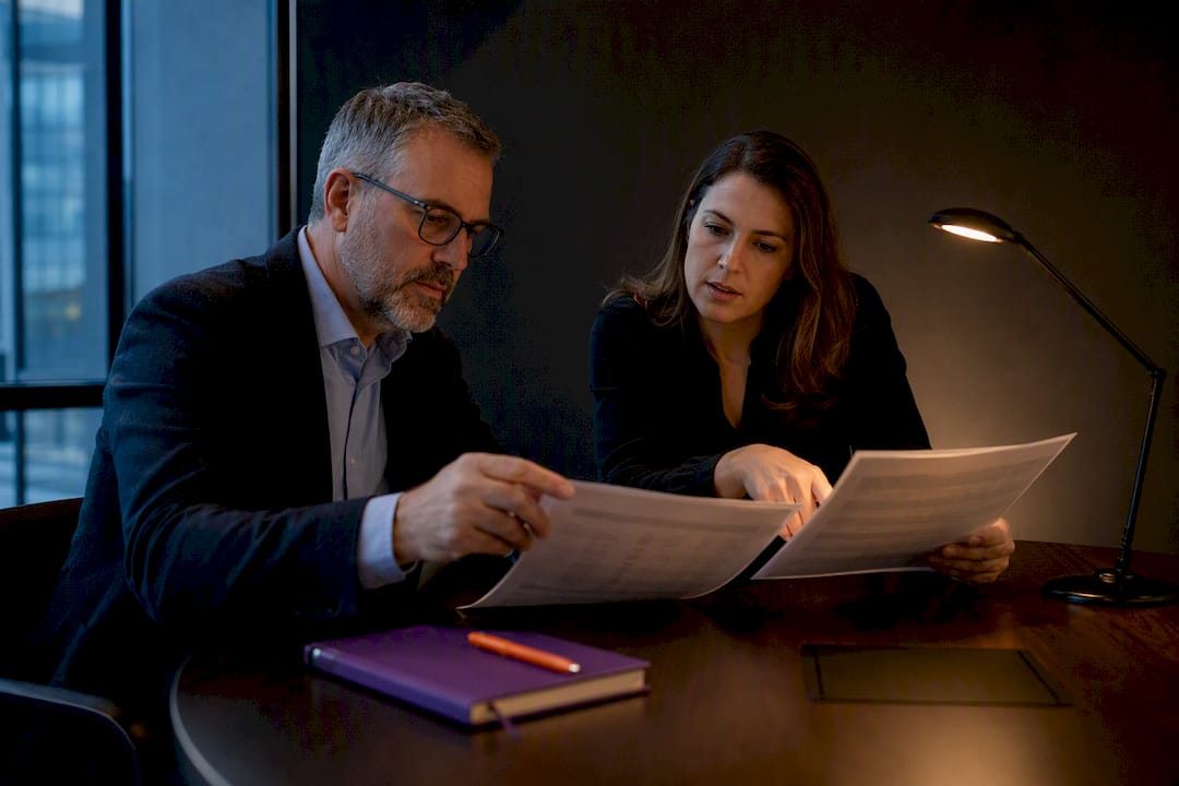 Auditor reviewing ISO scope headcount
