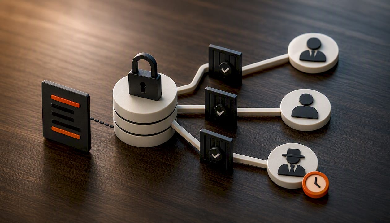 Role-based access paths for audit evidence
