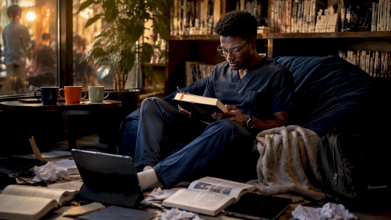 Student overwhelmed by many study resources