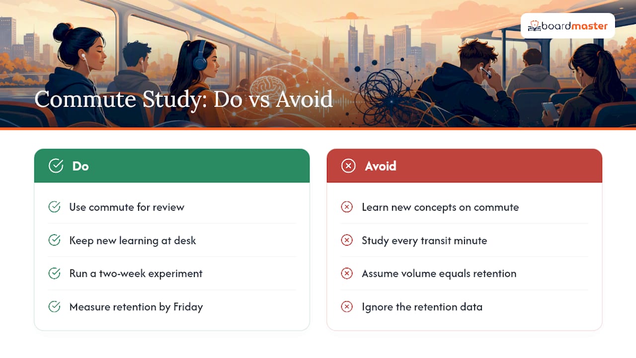 Where Commute Study Falls Short and What to Do Instead — overview diagram