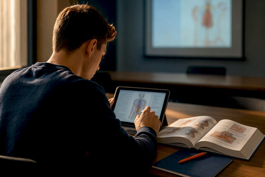 Convert Slides Same Day: Lecture Based Exam Prep for Students