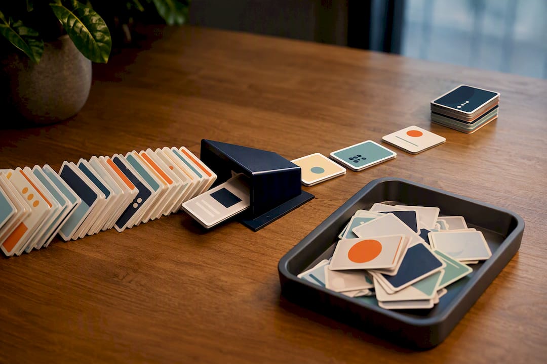 Illustration of filtering study cards