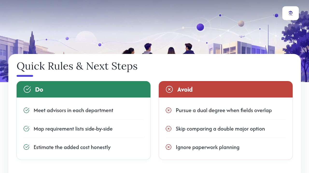 Author Perspective: Quick Rules of Thumb and Immediate Next Steps — overview diagram