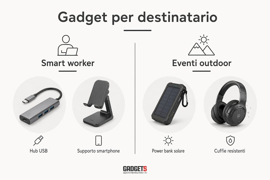 Confronto tra gadget: quale scegliere in base al profilo del destinatario