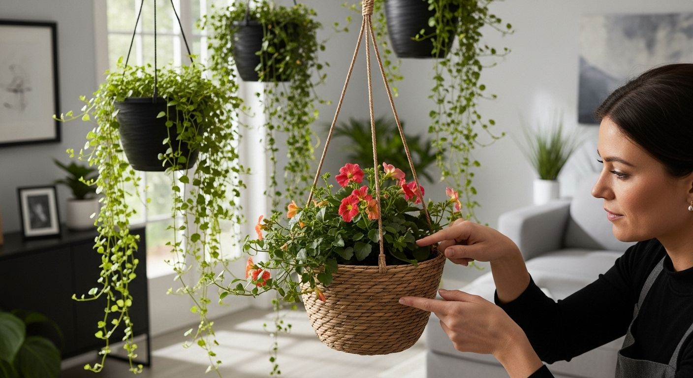 indoor hanging plant care