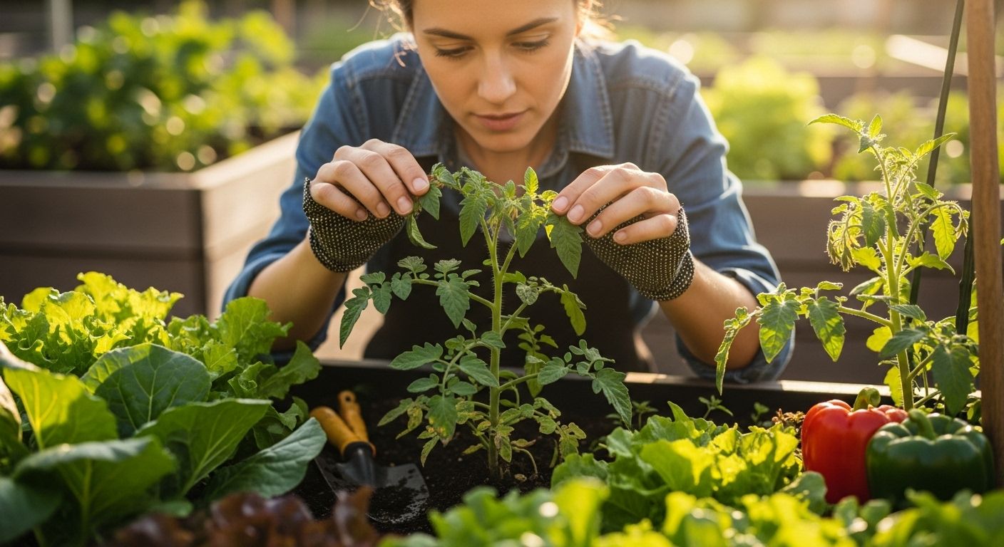 beginner pest inspection vegetables