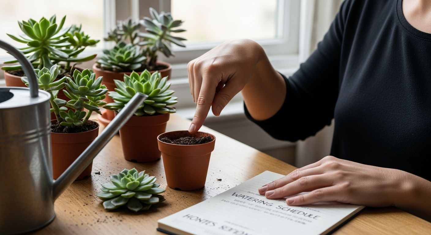 succulent watering care