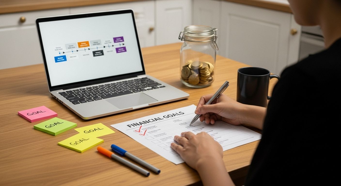 tracking financial goals budgeting