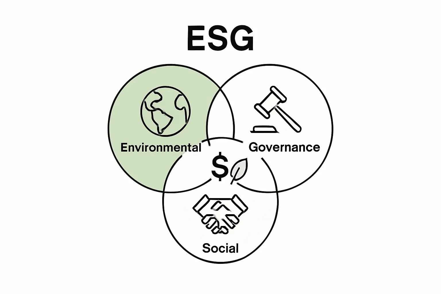 Overlapping ESG factors in socially responsible investing