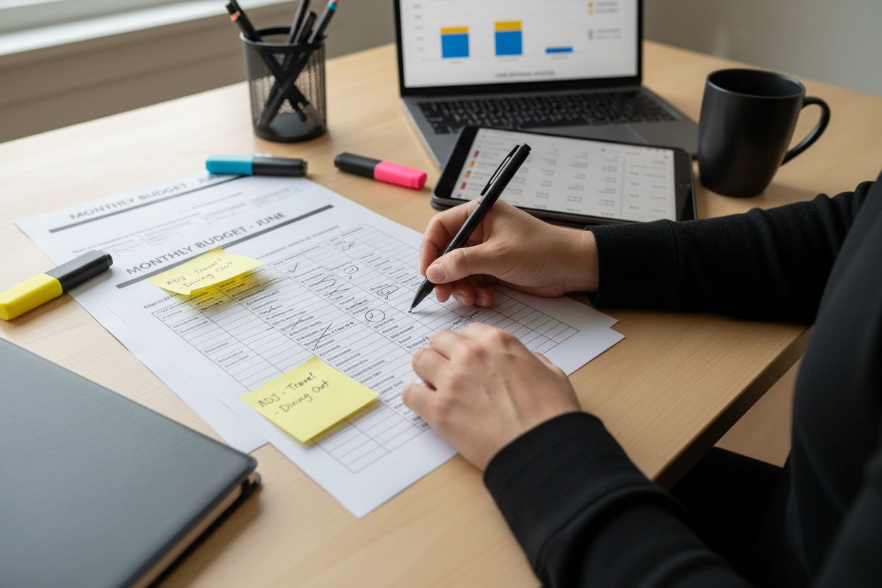 monthly budget review process
