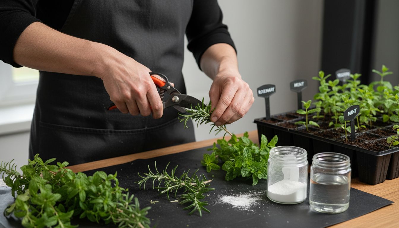 plant cutting preparation