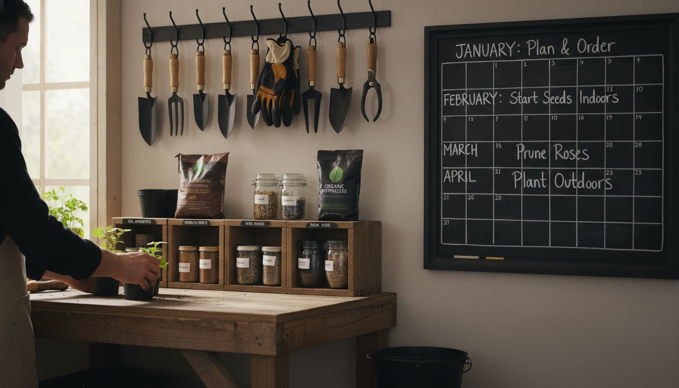 garden shed organization