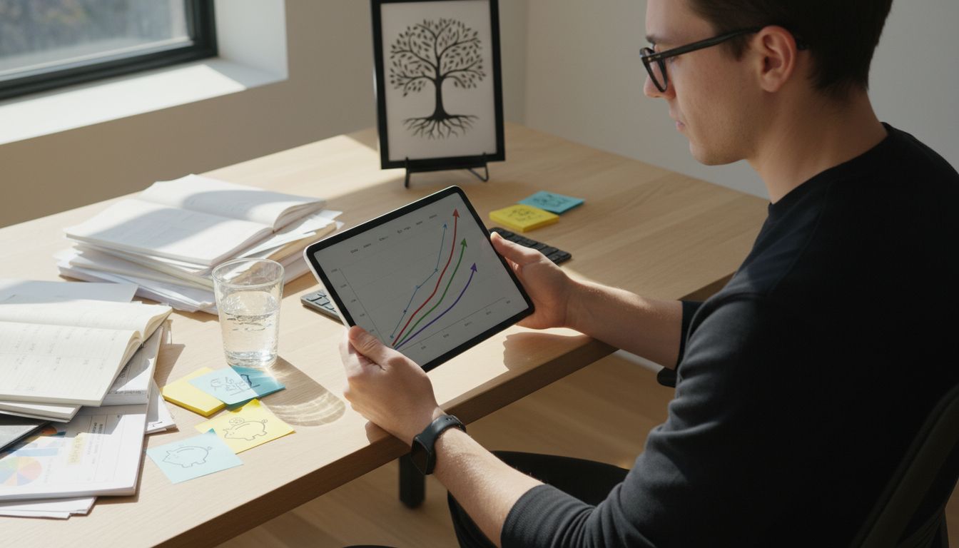 financial planning workspace