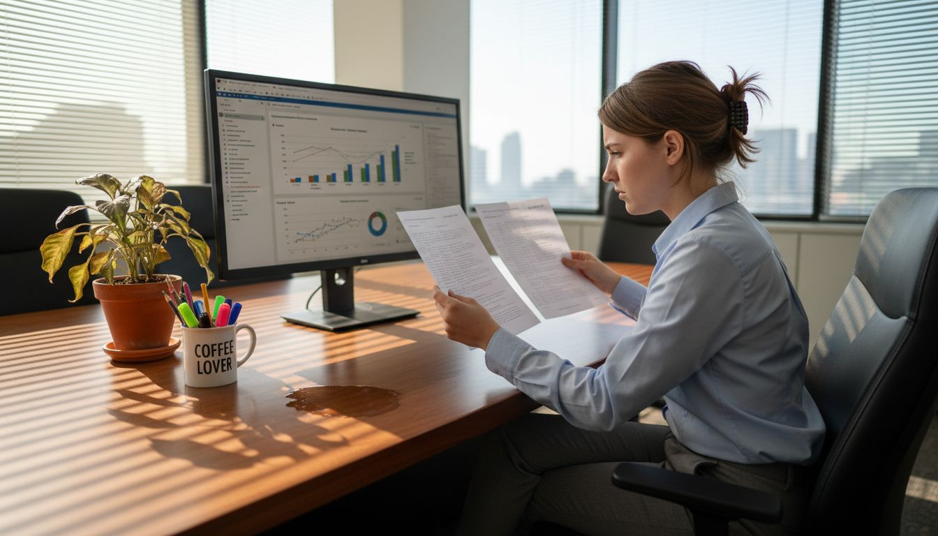 Woman comparing ETF and mutual funds