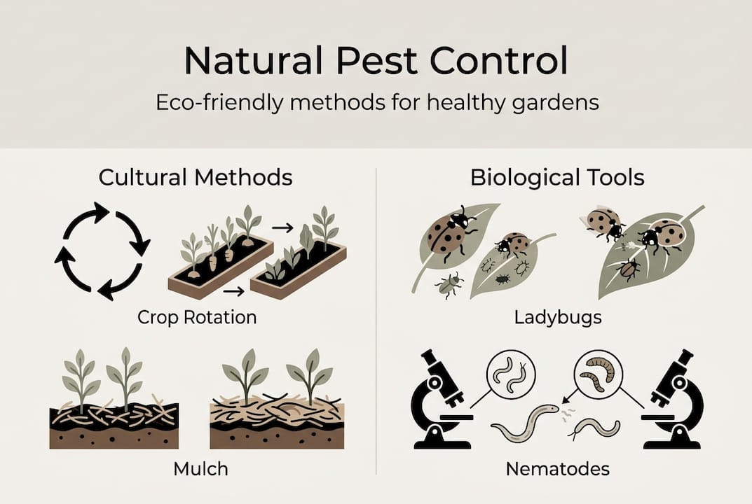 Infographic on natural pest control strategies