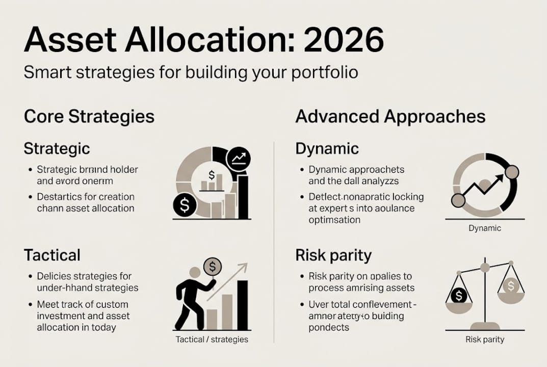 Infographic comparing asset allocation strategies