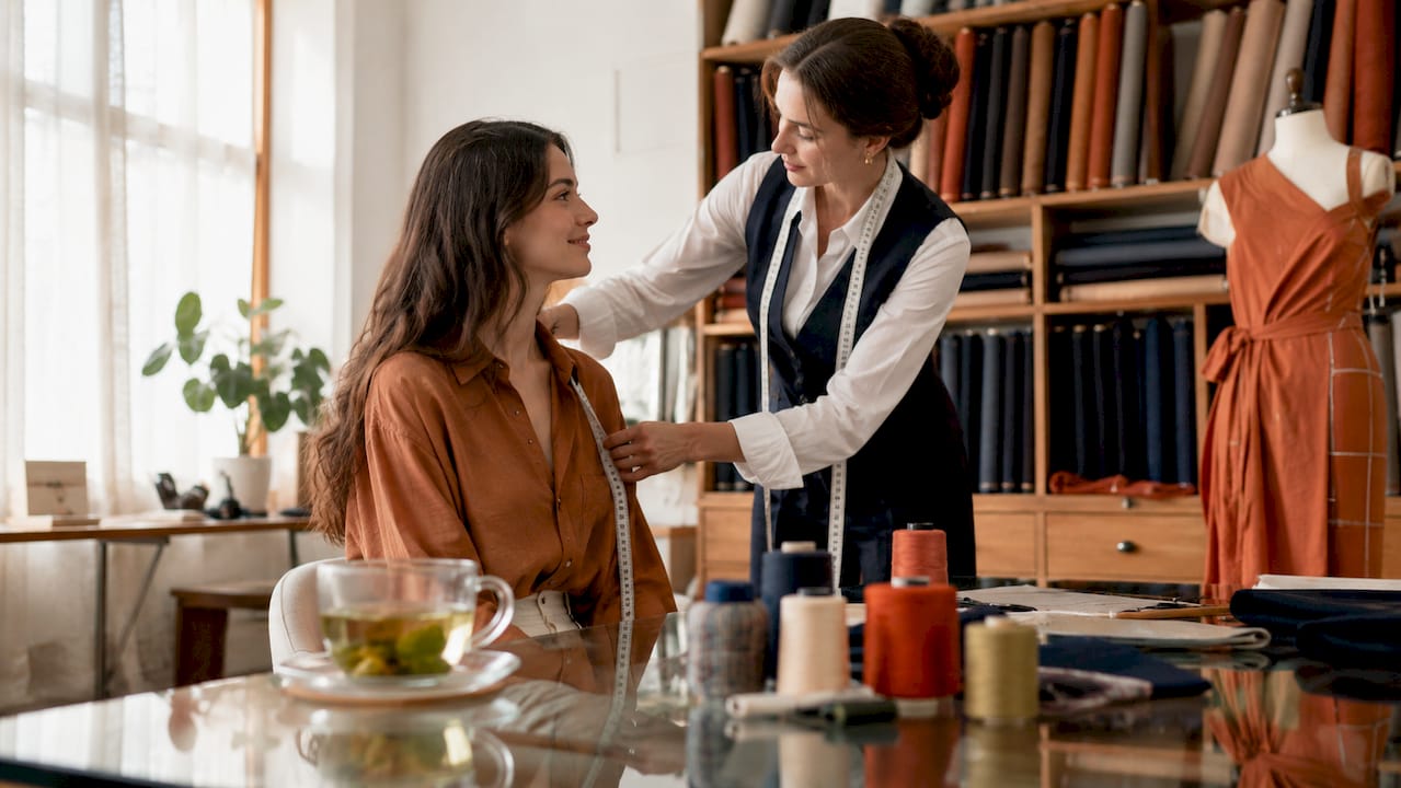 Tailoring consultation in Adelaide boutique