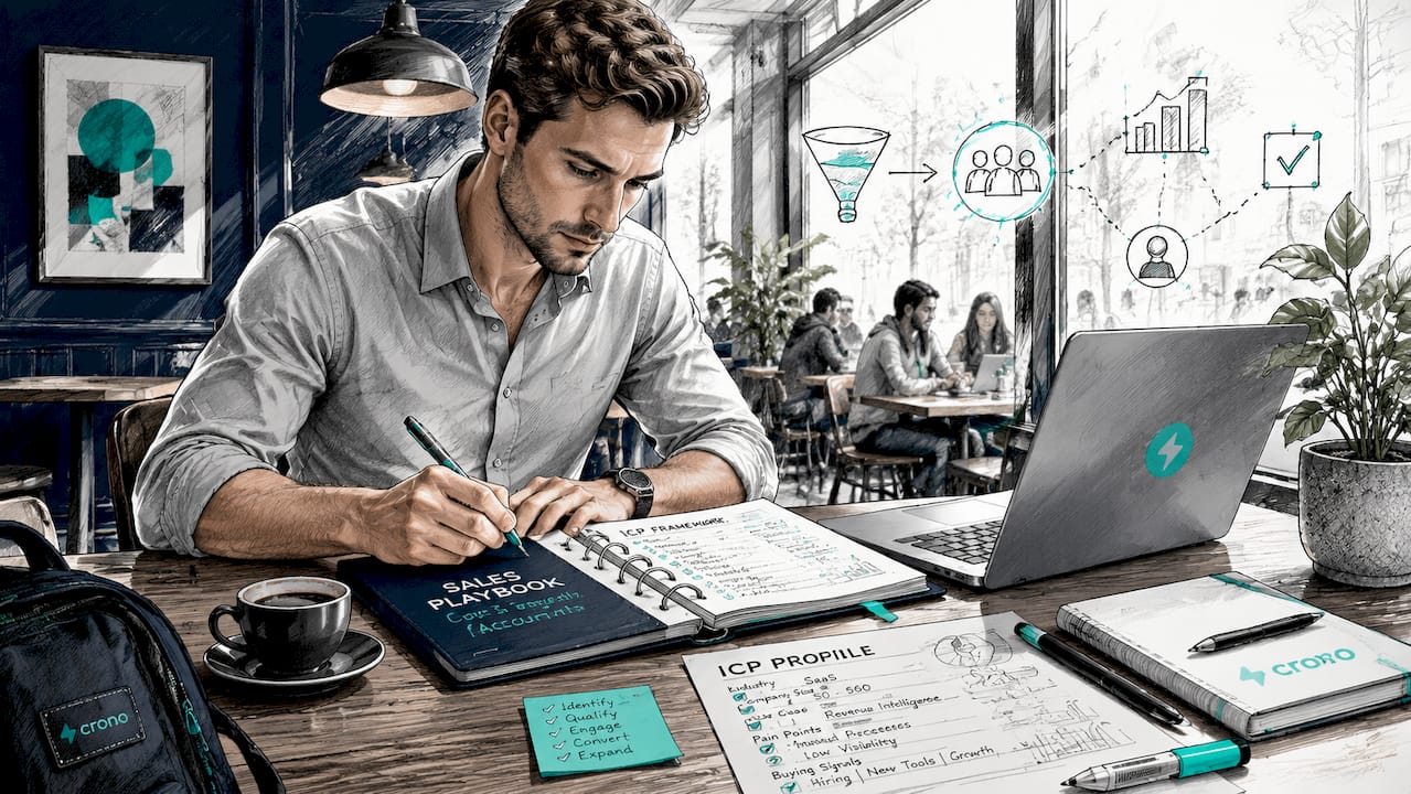 Sales manager writing notes in office
