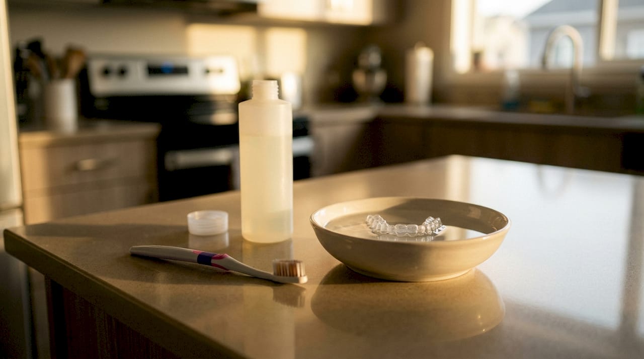 Soft toothbrush and retainer cleaning tools